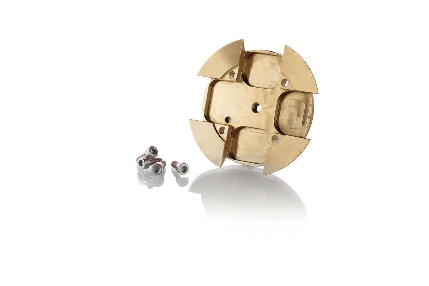 Back view of the ;coverplate #115 for the ø130 4-blade hubs