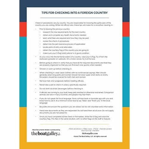 Boat Documents Organizer