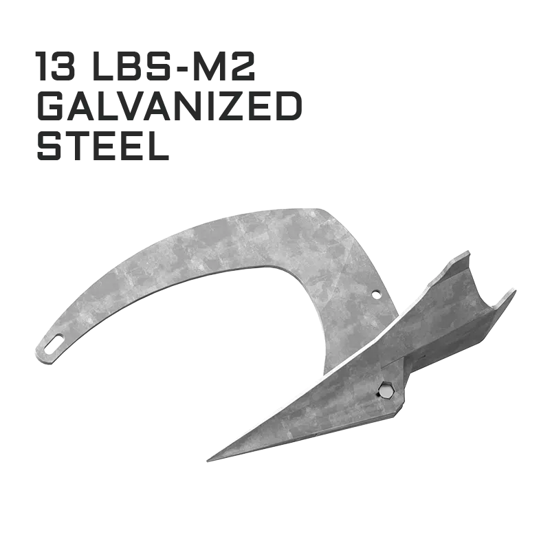 13 lbs M2 Performance Galvanized Steel Mantus Anchor