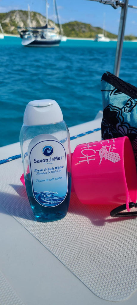 Shampoo for sailors living on a boat.