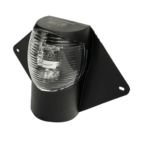LED Deck Light Steaming Light Combo Masthead Fixture - Black Housing