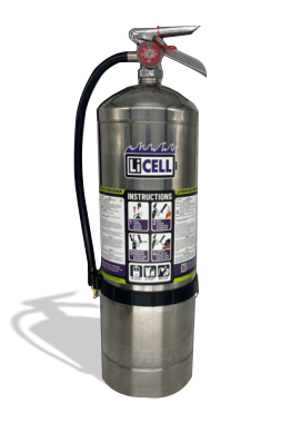 LiCELL - AH009 9L AVD - Lithium Battery Fire Extinguisher - Sea-Fire