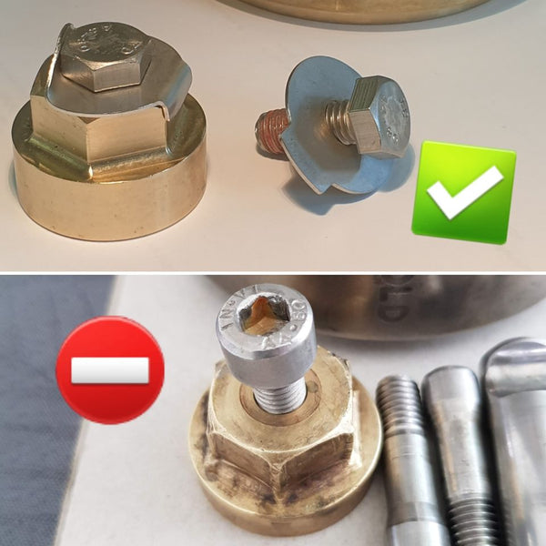 Flexofold Tab Lock Washer and Shaft Nut Locking Screw/Bolt for Sai