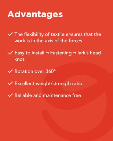 Loop and Ring « Textile Strop with Ring » (Closed Dynamic Ring) - NODUS FACTORY | loop-and-ring-textile-strop-with-ring-closed-dynamic-ring-nodus-factory | Nodus Factory