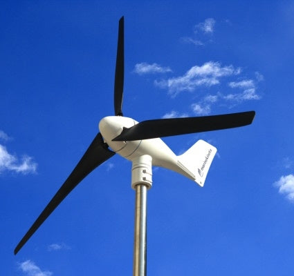 Marine Wind Generators and mounting hardware for charging cruising-boat batteries