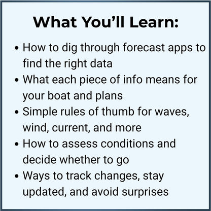 Weather Basics For Boaters: The Details That Matter