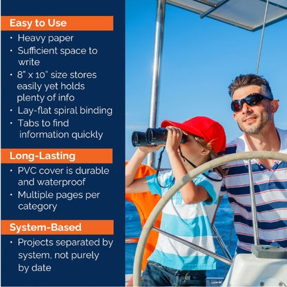 Ship’s Log: A Captain’s Log for Boat Trips and Maintenance