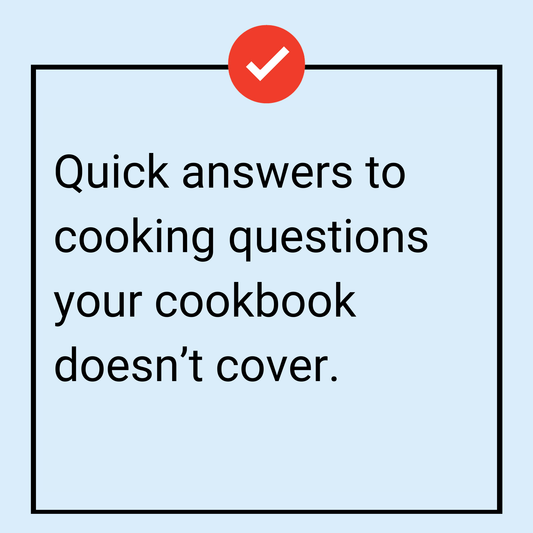 Product details for Handy Kitchen Reference: Cooking Cheat Sheet Booklet