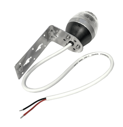 LED Anchor Light with stainless steel mounting bracket and marine grade lead wire, USCG Certified for 3NM.
