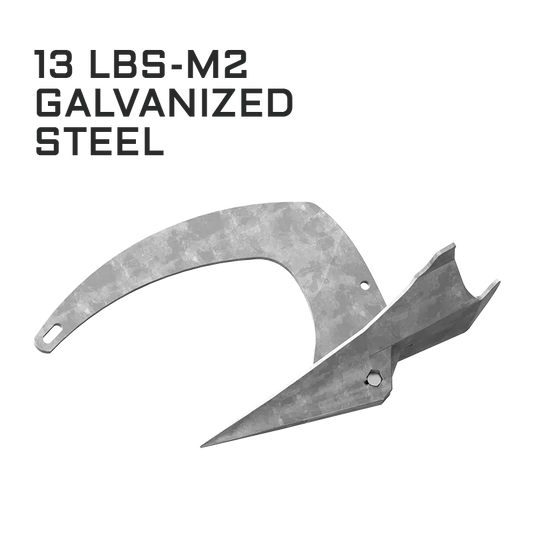 13 lbs M2 Performance Galvanized Steel Mantus Anchor