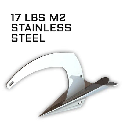 17 lbs M2 Performance Stainless Steel Mantus Anchor product view 2
