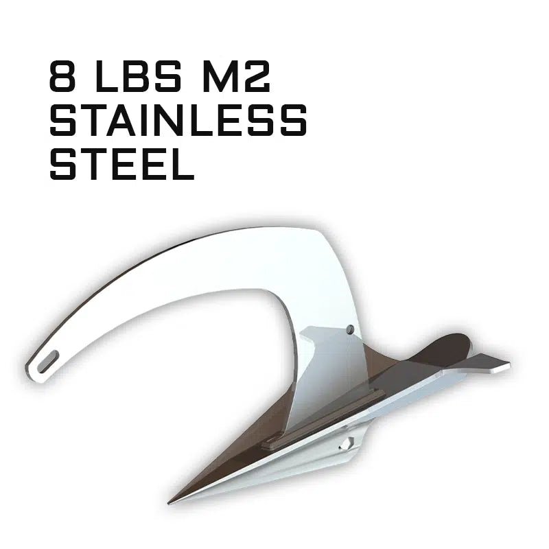 8 lbs M2 Performance Stainless Steel Mantus Anchor