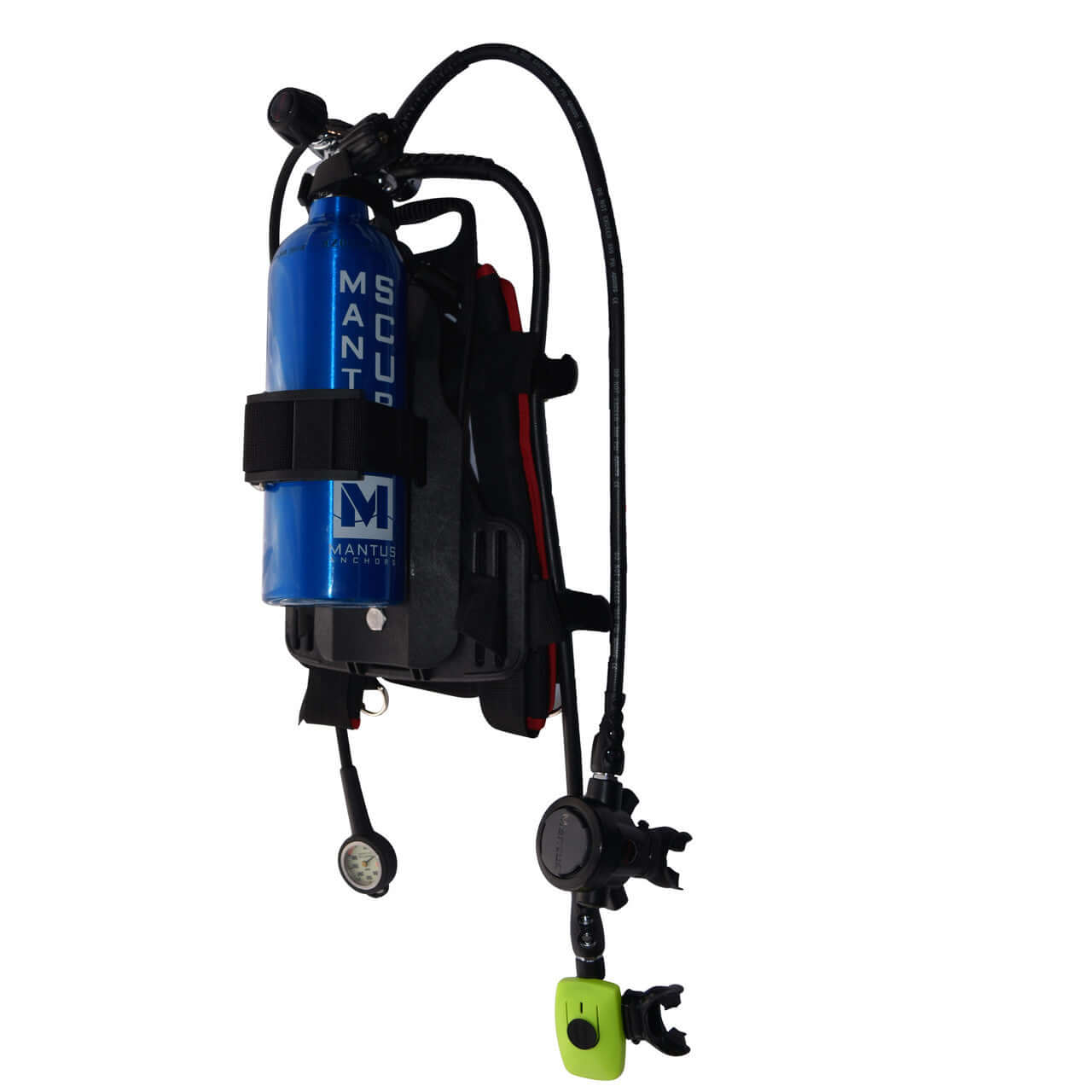 Introducing our unbeatable SCUBA dive kit – the compact, all-in-one solution for cruisers! Weighing just 15 pounds, this one-size-fits-all set includes a high-quality regulator, underwater pressure gauge, and a 2-liter aluminum tank for up to 30 minutes of dive time. The ergonomic backpack with a waterproof compartment makes storage a breeze. Perfect for anchor release, prop cleaning, or underwater exploration. Say goodbye to heavy gear – get yours now for worry-free diving!