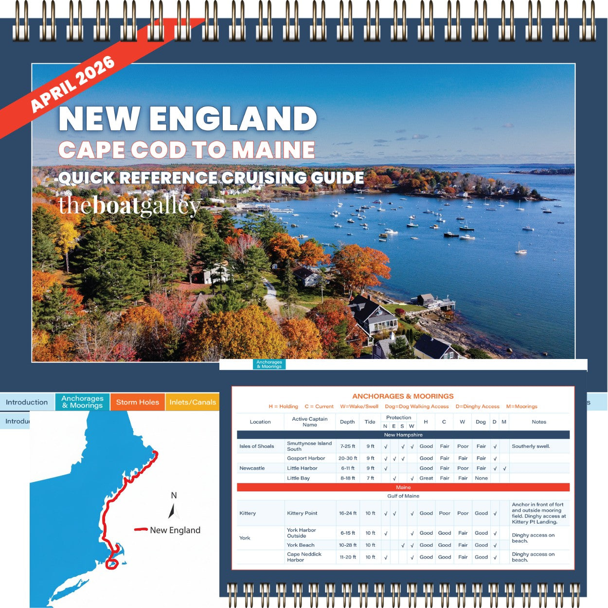 New England Quick Reference Cruising Guide