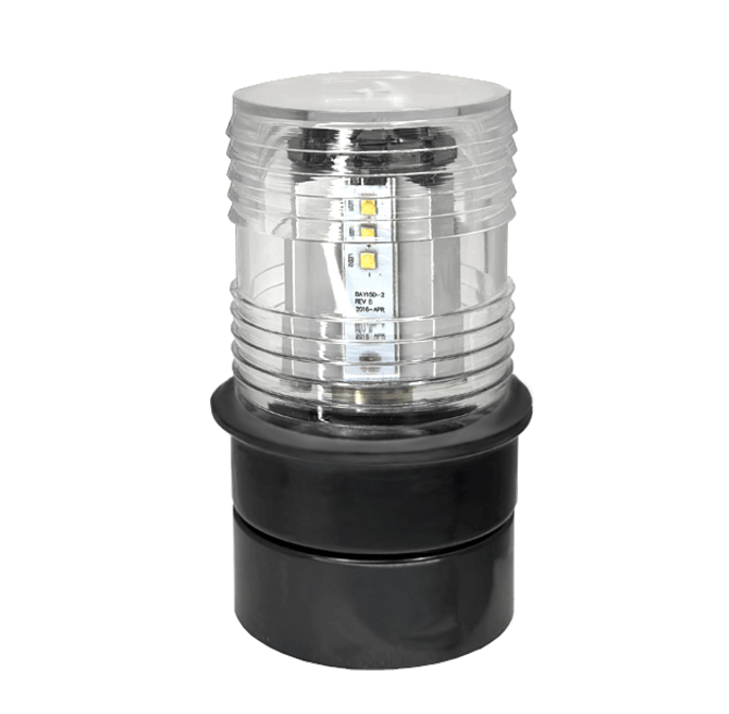 Smart Tri-Color Anchor Light w/Strobe Black