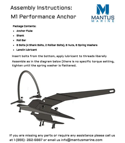 Mantus M1 Performance anchor assembly guide