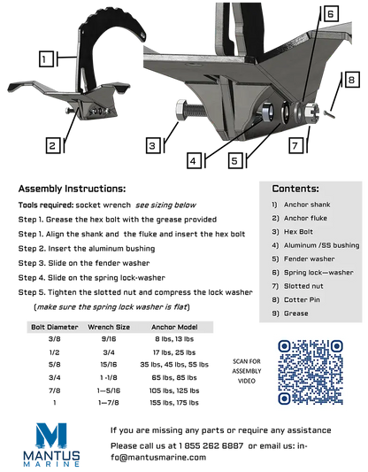Mantus M2 Performance anchor assembly guide