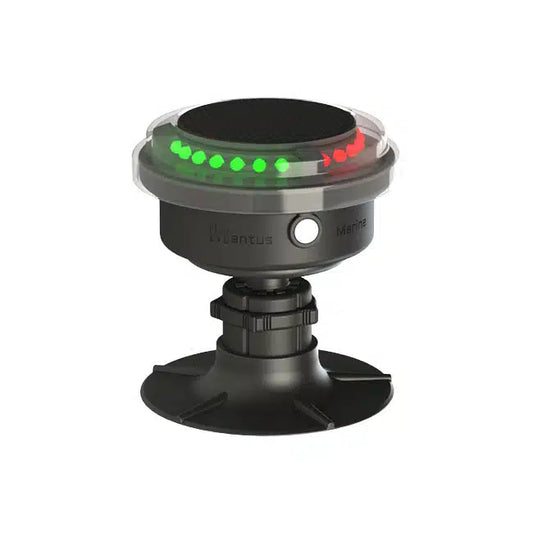 Mantus tricolor navigation light with engine-cowling mounting base