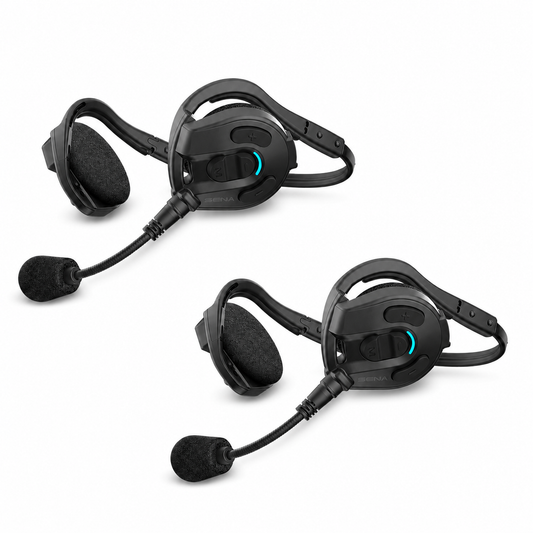 Two Sena EXPAND Mesh crew communication headsets