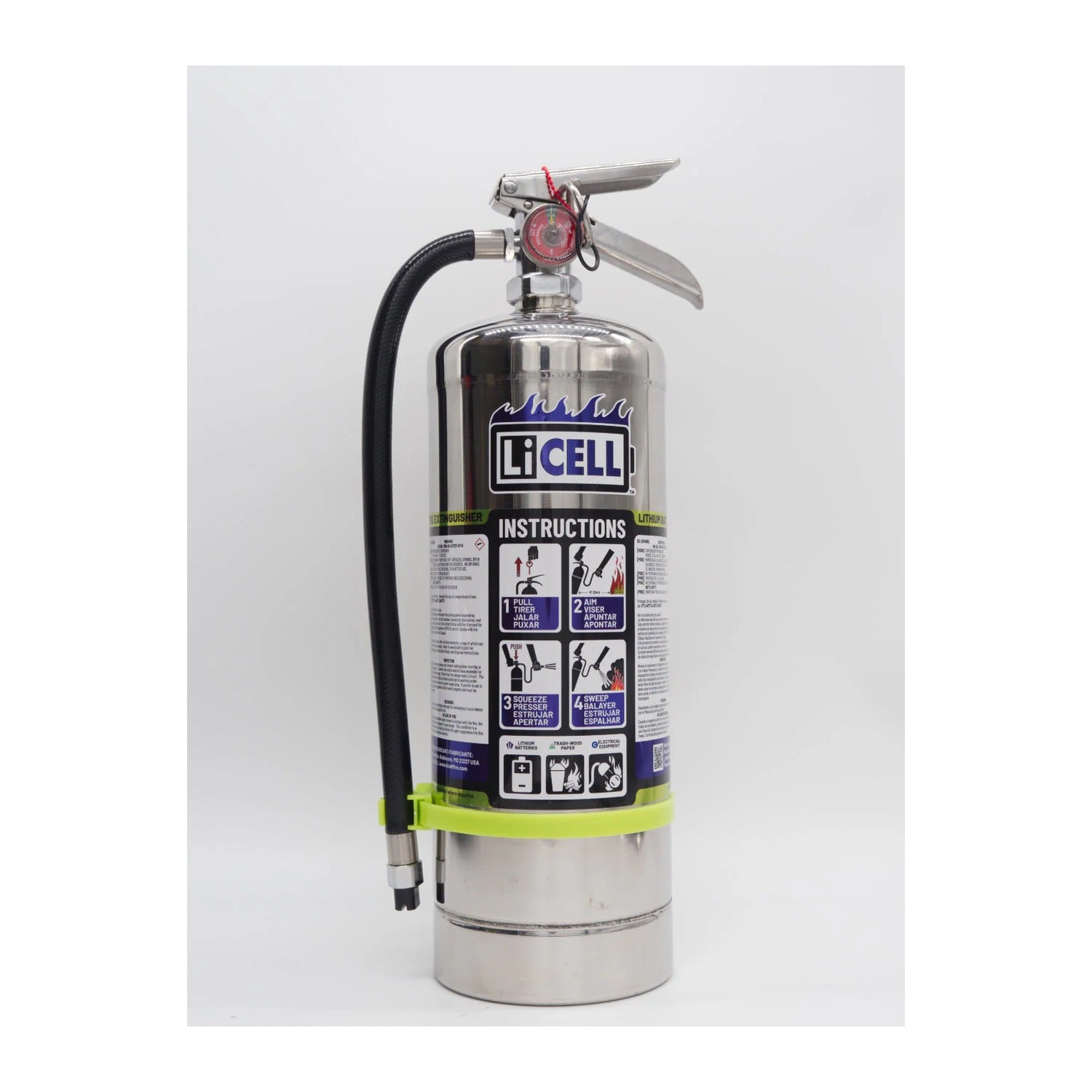 LiCell AH004 4L AVD lithium battery fire extinguisher