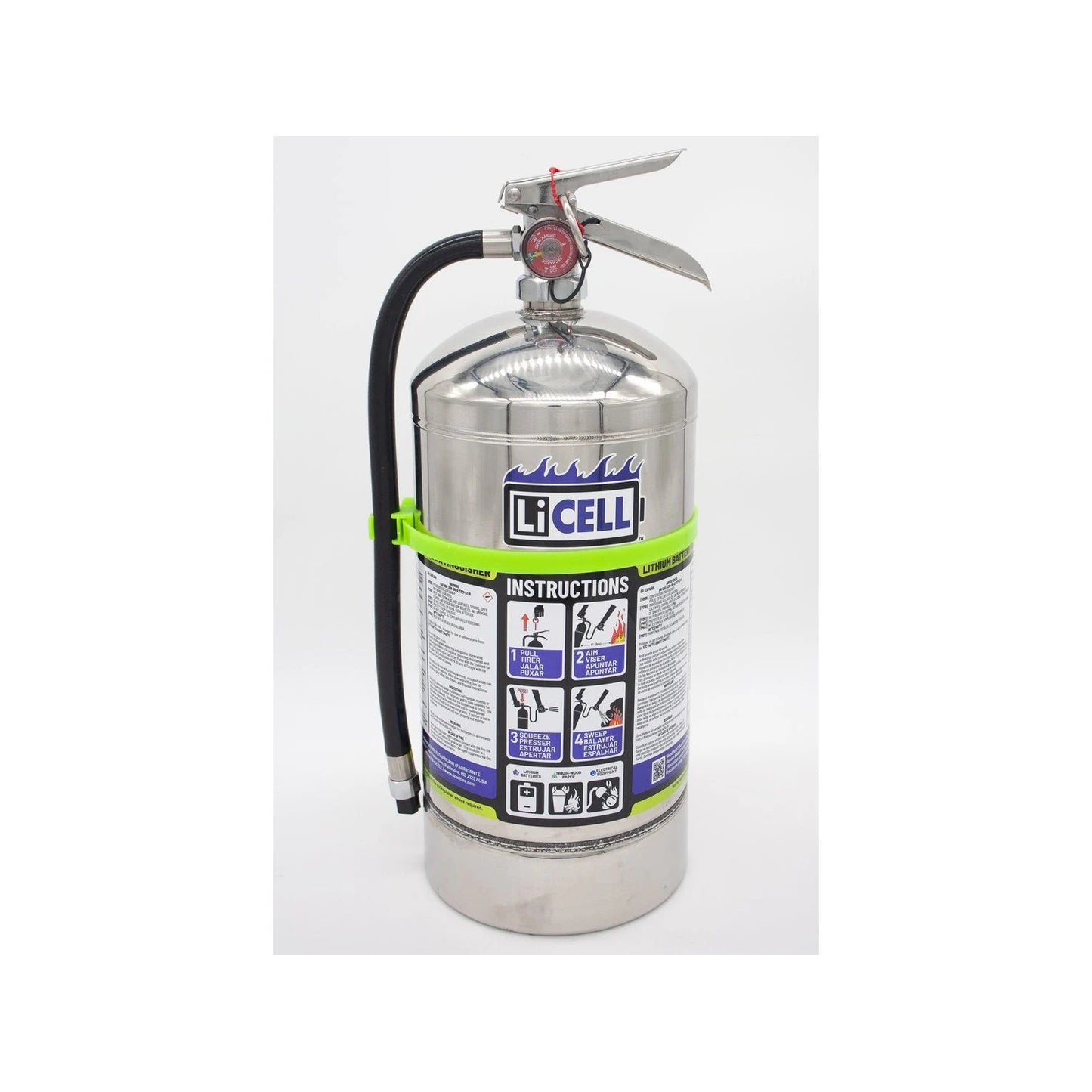 LiCell AH006 6L AVD lithium battery fire extinguisher