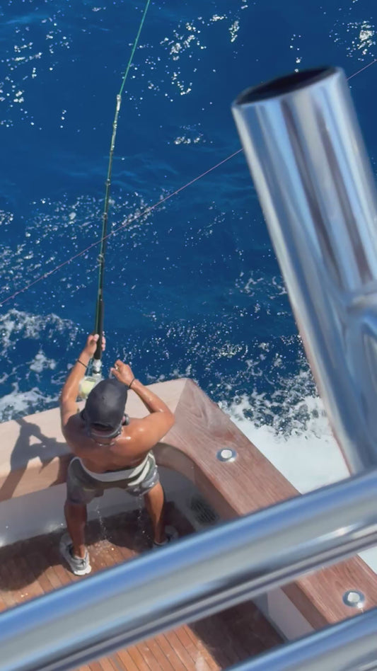 Sena NautiTalk Bosun waterproof headset demonstration in wet marine conditions
