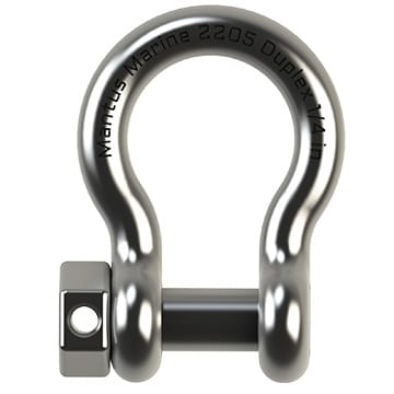 Mantus Stainless Steel Anchor Shackle (Hex Head)