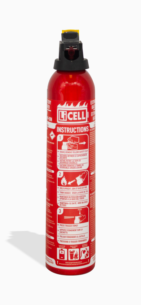 LiCELL -  AA500 500ml AVD - Lithium Battery Fire Extinguisher - Sea-Fire