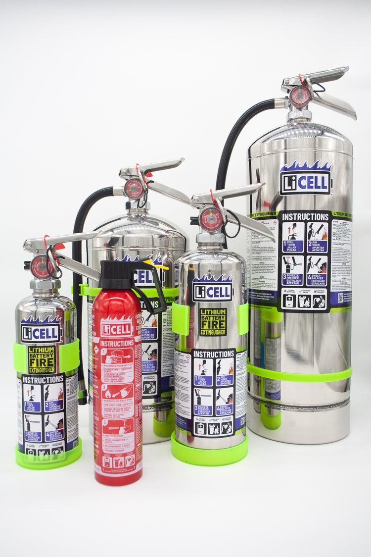 Image of LiCELL - AH009 9L AVD - Lithium Battery Fire Extinguisher - Sea-Fire | licell-ah009-9l-avd-lithium-battery-fire-extinguisher-sea-fire | Licel | Licell Lithium Battery Fire Extinguisher