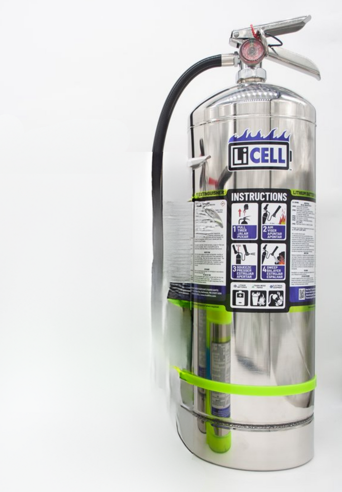 LiCELL - AH009 9L AVD - Lithium Battery Fire Extinguisher - Sea-Fire