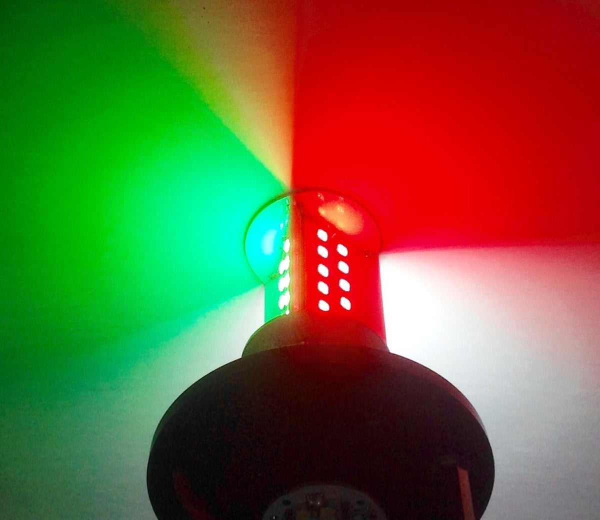 Directional Led Tri Color BAY15D Tri-Color Navigation Light LED Bulb - High Output – Cruising ...