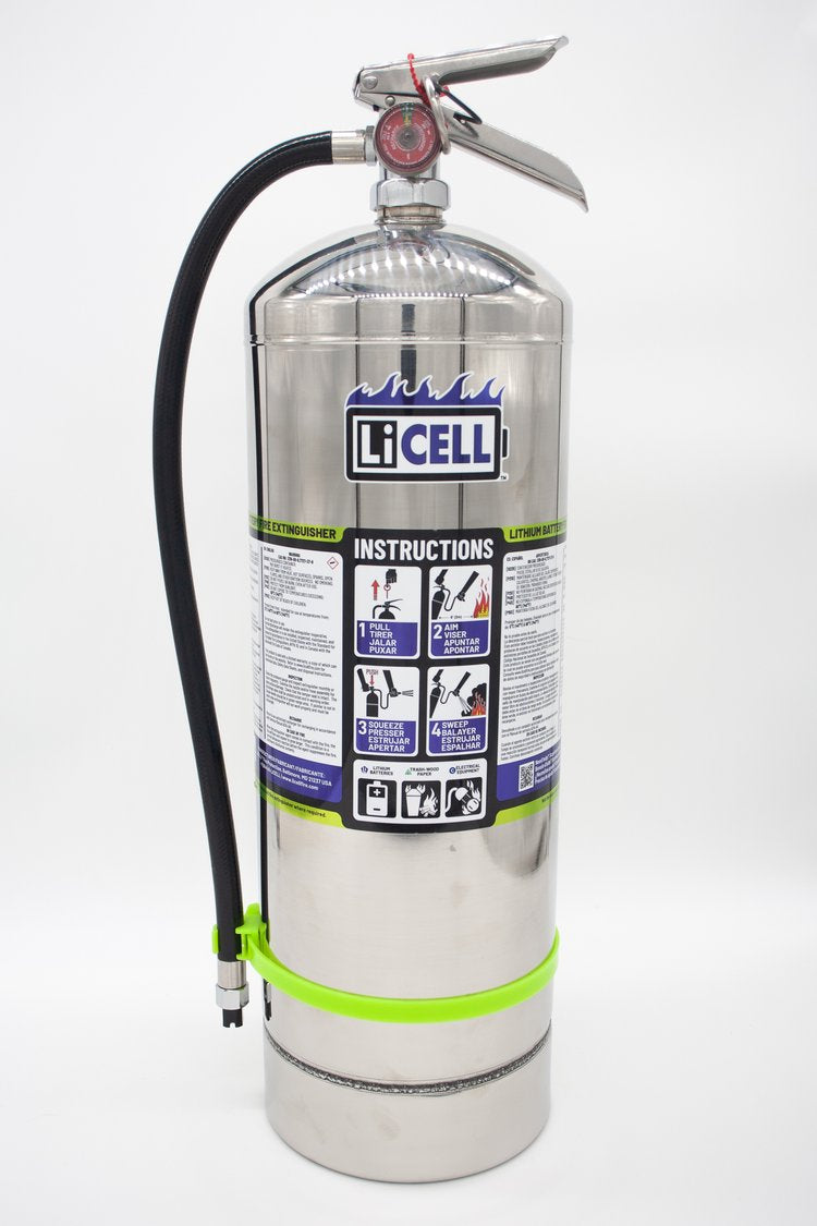 LiCELL - AH009 9L AVD - Lithium Battery Fire Extinguisher - Sea-Fire | licell-ah009-9l-avd-lithium-battery-fire-extinguisher-sea-fire | Licel | Licell Lithium Battery Fire Extinguisher