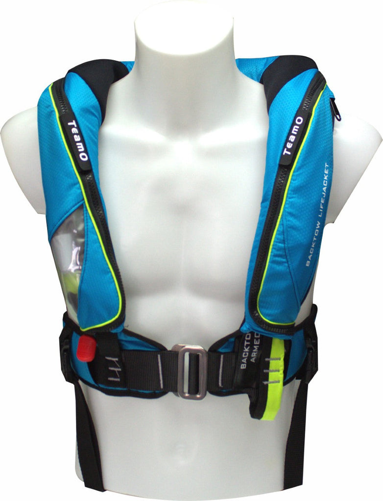 170N BackTow inflatable PFD in blue